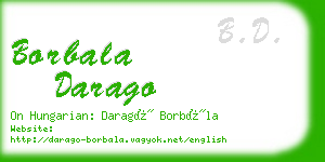 borbala darago business card